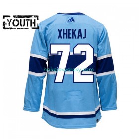 Dětské Hokejový Dres Montreal Canadiens Arber Xhekaj 72 Adidas 2022-2023 Reverse Retro Modrý Authentic